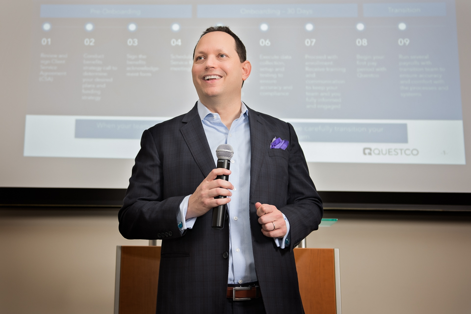 Jason Randall giving presentation